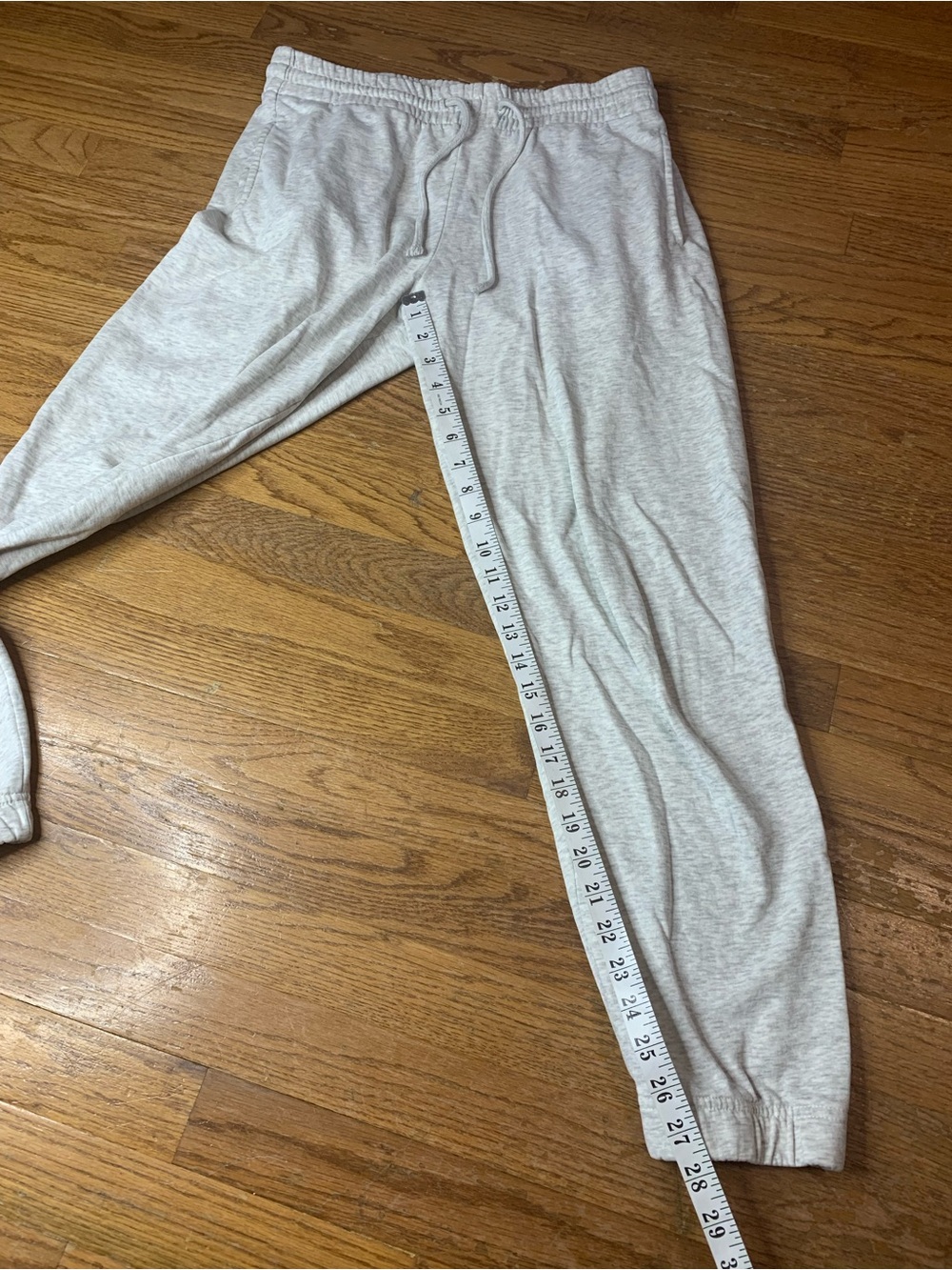 J.O & CO. Heather Gray Fleece Joggers Sweatpants Women's Size L - Picture 6 of 9